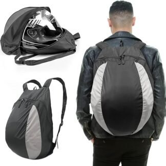 Bolso Mochila Impermeable Casco Moto